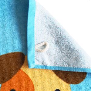 Dětský ručník Pejsek - modrý 30x50