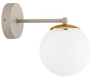 Brilagi - Nástěnná lampa MILO ECRU 1xE27/60W/230V béžová/zlatá