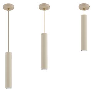 Brilagi - Lustr na lanku TUBE 1xGU10/15W/230V béžová/zlatá