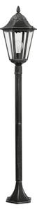 Eglo 93463 NAVEDO - Zahradní stojací lampa, lucerna v černé barvě, IP44, 1 x E27, 120cm (Černá stojací lampa venkovní)