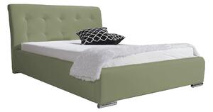 Čalouněná postel DEPP 90x200 cm Odstín látky: Bílá (soft 17) - eTapik