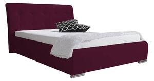 Čalouněná postel DEPP 90x200 cm Odstín látky: Azurová (soft 08) - eTapik