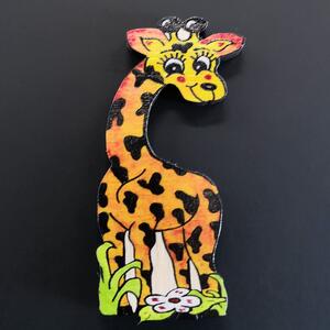 AMADEA Magnet žirafa 6 cm