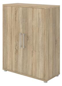 Skříň Modulo 89 x 40 x 113 cm, dveře dřevo, dub sonoma