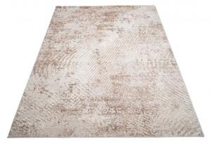 Makro Abra Moderní kusový koberec PORTLAND D161E hnědý bílý Rozměr: 200x300 cm