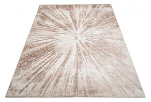 Makro Abra Moderní kusový koberec PORTLAND D149E hnědý bílý Rozměr: 160x230 cm