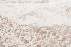 Makro Abra Moderní kusový koberec PORTLAND D173E Klasický hnědý bílý Rozměr: 80x150 cm