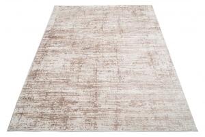Makro Abra Moderní kusový koberec PORTLAND D177E Abstraktní hnědý bílý Rozměr: 200x300 cm