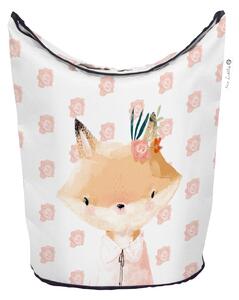 Koš na prádlo a hračky Forest School-Girl Fox (60l)