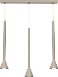 Lustr na lanku MAZZO 3xGU10/8W/230V béžová