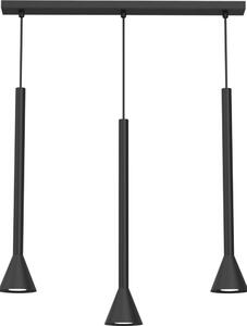 Lustr na lanku MAZZO 3xGU10/8W/230V černá