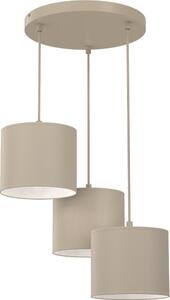 Lustr na lanku ARDEN 3xE27/15W/230V pr. 30 cm béžová