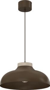 Lustr na lanku BASCA 1xE27/15W/230V hnědá/béžová