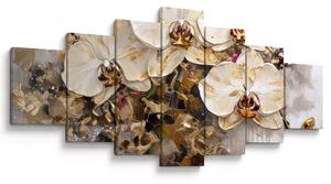 Obraz - Orchideje (210x100 cm)