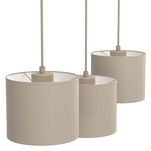 Lustr na lanku ARDEN 3xE27/15W/230V béžová