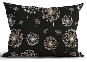MK Lůžkoviny Bavlněný povlak na polštář Renforcé 40 x 60 cm - Pampelišky černé