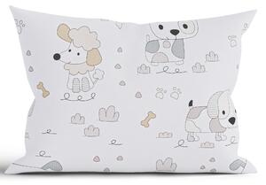 MK Lůžkoviny Bavlněný povlak na polštář Renforcé 50 x 70 cm - Psí pohoda