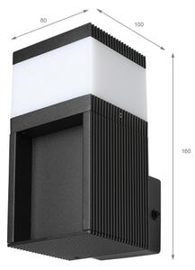 Venkovní nástěnná lampa VESPER 1xG9/5W/230V IP44 černá