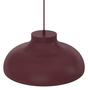 Lustr na lanku BASCA 1xE27/15W/230V burgundy
