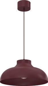 Lustr na lanku BASCA 1xE27/15W/230V burgundy