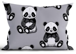 MK Lůžkoviny Bavlněný povlak na polštář Renforcé 50 x 70 cm - Panda
