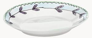 Sada hlubokých talířů z kostního porcelánu Midnight Flowers, 2 díly