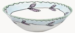 Sada misek z kostního porcelánu Midnight Flowers, 2 díly