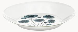 Sada hlubokých talířů z kostního porcelánu Midnight Flowers, 2 díly
