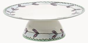 Stojan na dort z kostního porcelánu Midnight Flowers