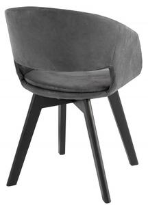 Židle NORDIC STAR antik šedá mikrovlákno Nábytek | Jídelní prostory | Jídelní židle | Všechny jídelní židle