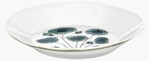 Sada hlubokých talířů z kostního porcelánu Midnight Flowers, 2 díly