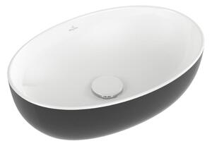 Villeroy & Boch 438848BCT8 - Zápustné umyvadlo ARTIS 48x32,5 cm keramika/černá
