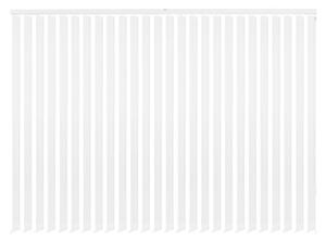 Vertikální žaluzie - látkové PVC - bílé | 120x250 cm