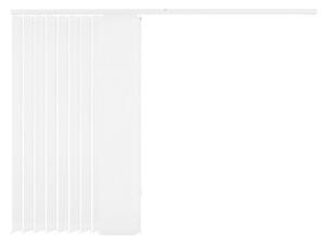 Vertikální žaluzie - látkové PVC - bílé | 120x250 cm