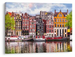 Obraz - Amsterdam, taneční domy (70x50 cm)