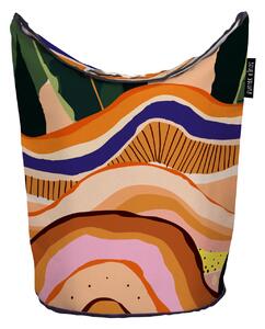 Koš na prádlo abstract landscape (60l)