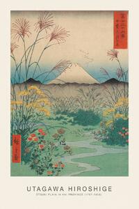 Obrazová reprodukce Ōtsuki Plain in Kai Province (Japanese Spring Landscape) - Utagawa Hiroshige, (26.7 x 40 cm)