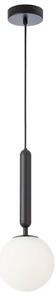 Designový černý lustr koule Redo HAIKU - průměr 15 cm