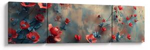 Obraz - Vlčí máky (170x50 cm)