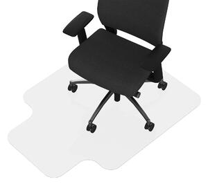 HOMCOM Podložka pod kancelářskou židli 90x120 cm - Ochrana podlahy (Klenutá, Protiskluzové hroty) | Aosom