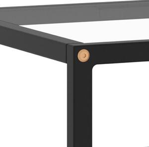 TV stolek Tiptree - průhledný - tvrzené sklo | 120x40x40 cm