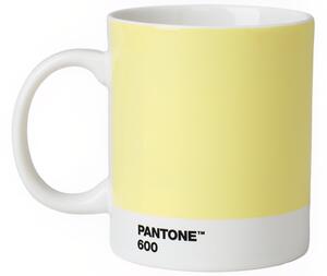 Světle žlutý porcelánový hrnek Pantone Light Yellow 600 375 ml