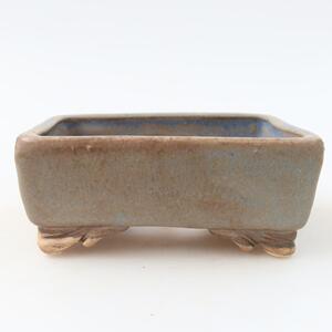 E-bonsai Keramická bonsai miska 10 x 8 x 4 cm modrá