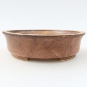 E-bonsai Keramická bonsai miska 12,5 x 11,5 x 3,5 cm růžová