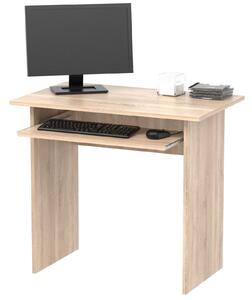 Jednoduchý PC stůl TWIST, dub sonoma