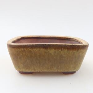 E-bonsai Keramická bonsai miska 10 x 8,5 x 4 cm zelená