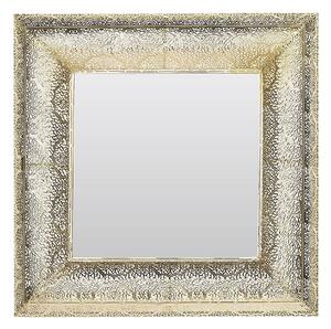 Nástěnné zrcadlo ve zlaté barvě 60 x 60 cm PLERIN