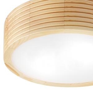 Koupelnové stropní svítidlo NATURAL MODERN 2xE27/15W/230V pr. 27,5 cm borovice