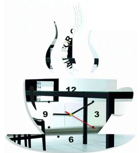 Sentop - Nástěnné hodiny šálek 36 x 32 cm Z16 i černé