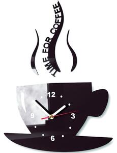 Sentop - Nástěnné hodiny šálek 36 x 32 cm Z16 i černé